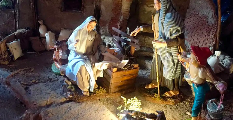 Presepe Cristo luce del mondo